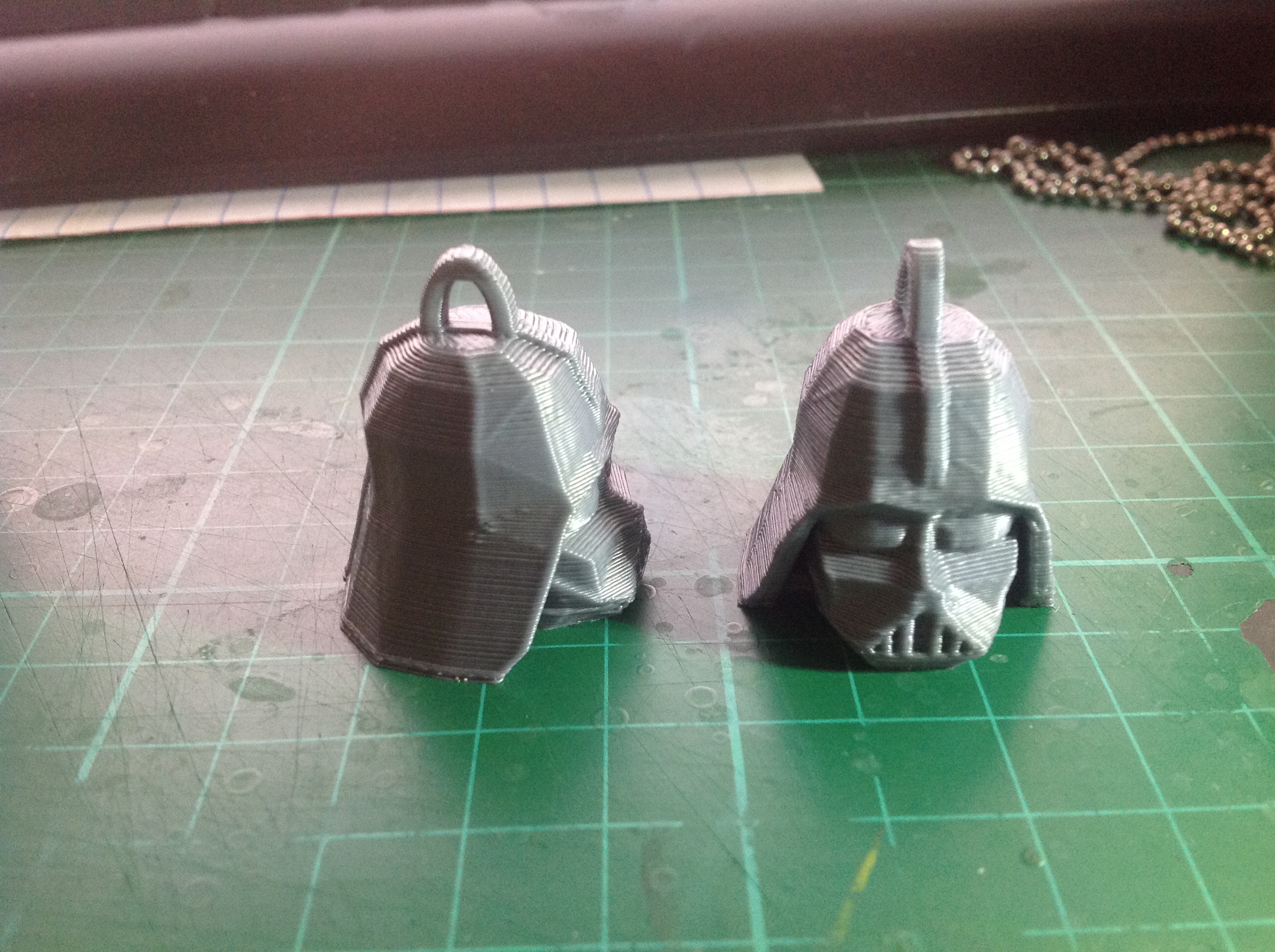 vader head keychain