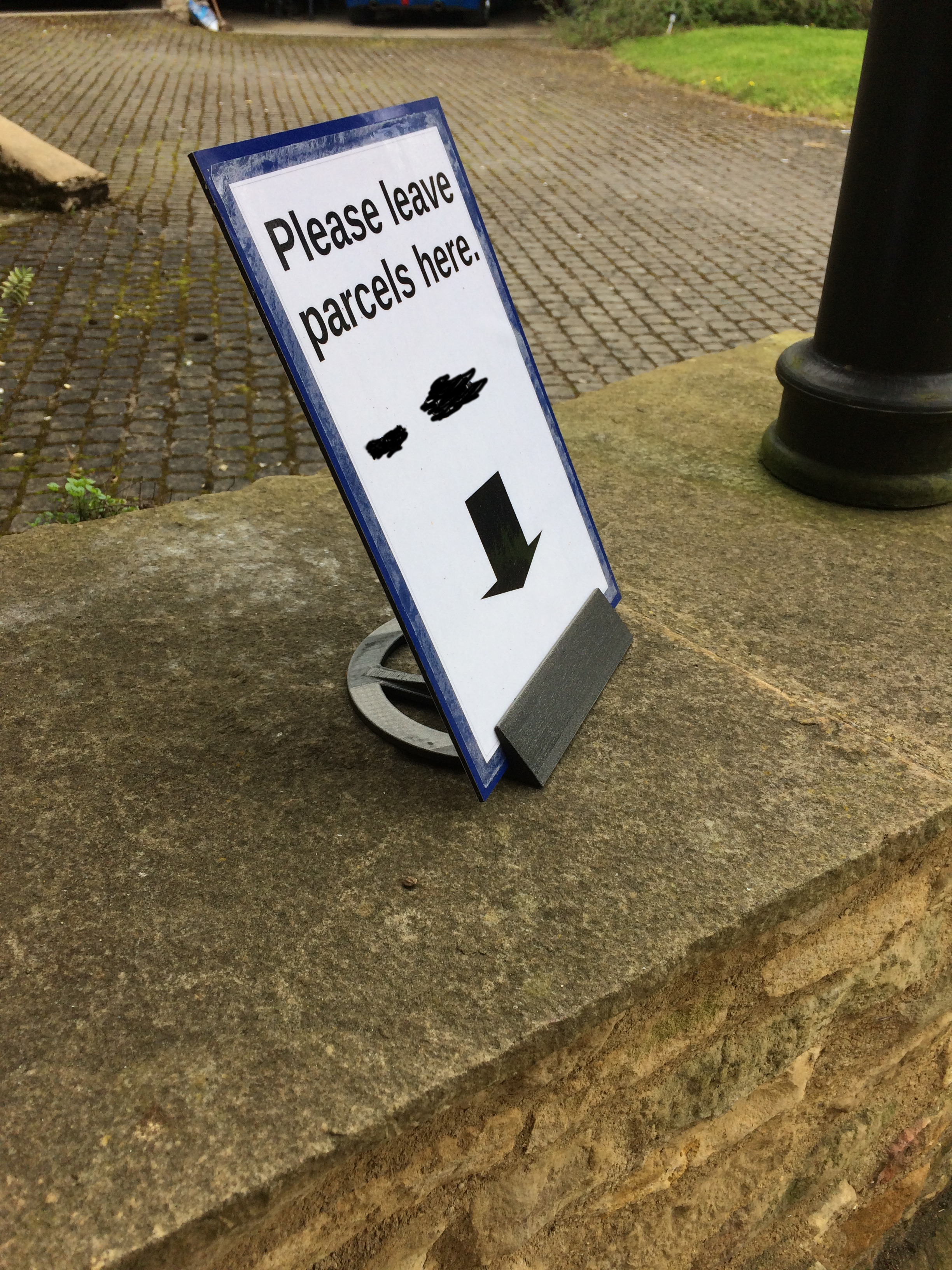 A4 Notice Stand