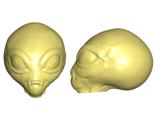 Area 51 Alien Refrigerator / Whiteboard Magnets