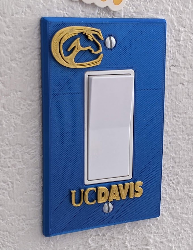 UC Davis Switch Plate
