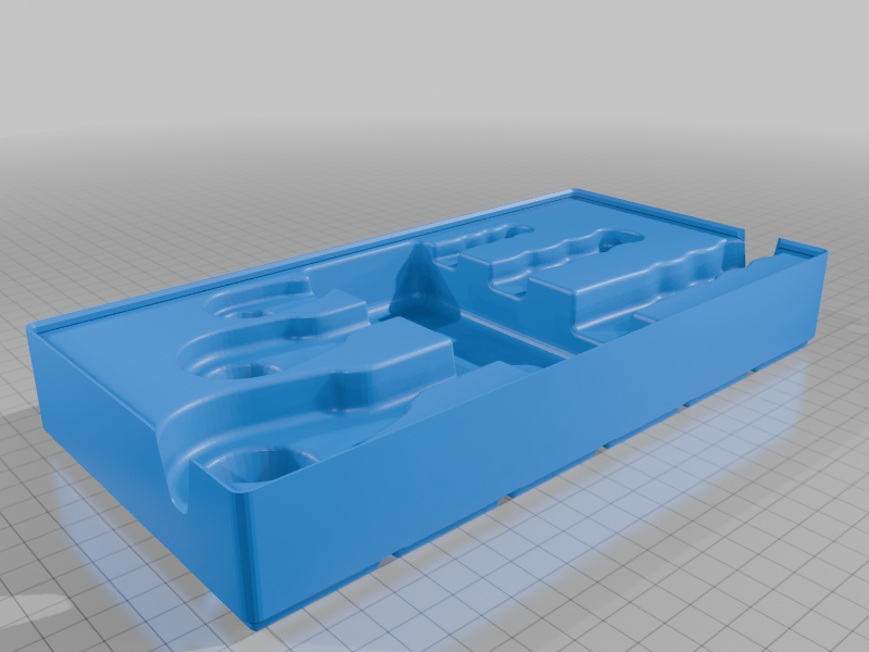 Gridfinity Blue-Point Ratchet Tray