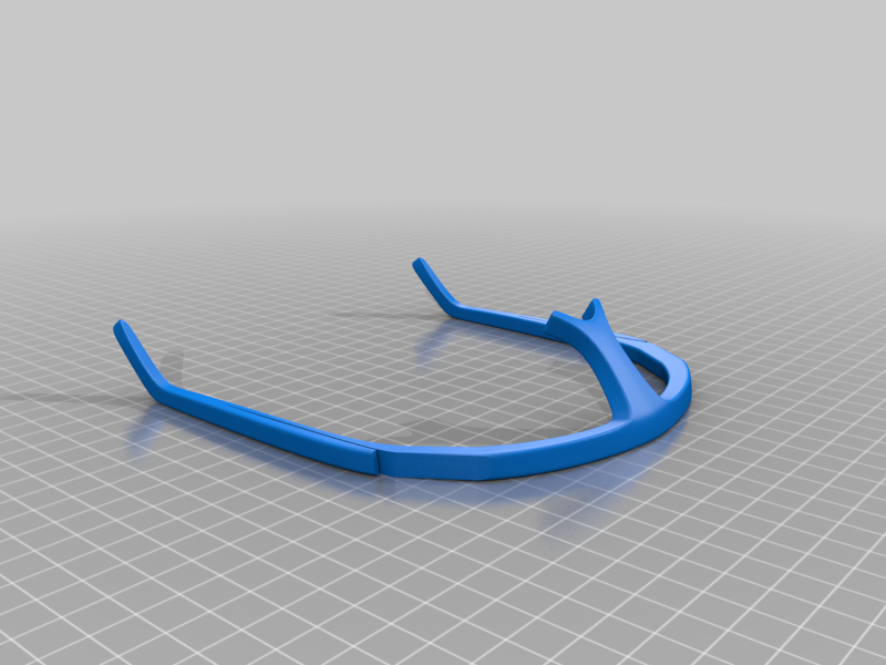 Protection Visor 3-part snap assembly