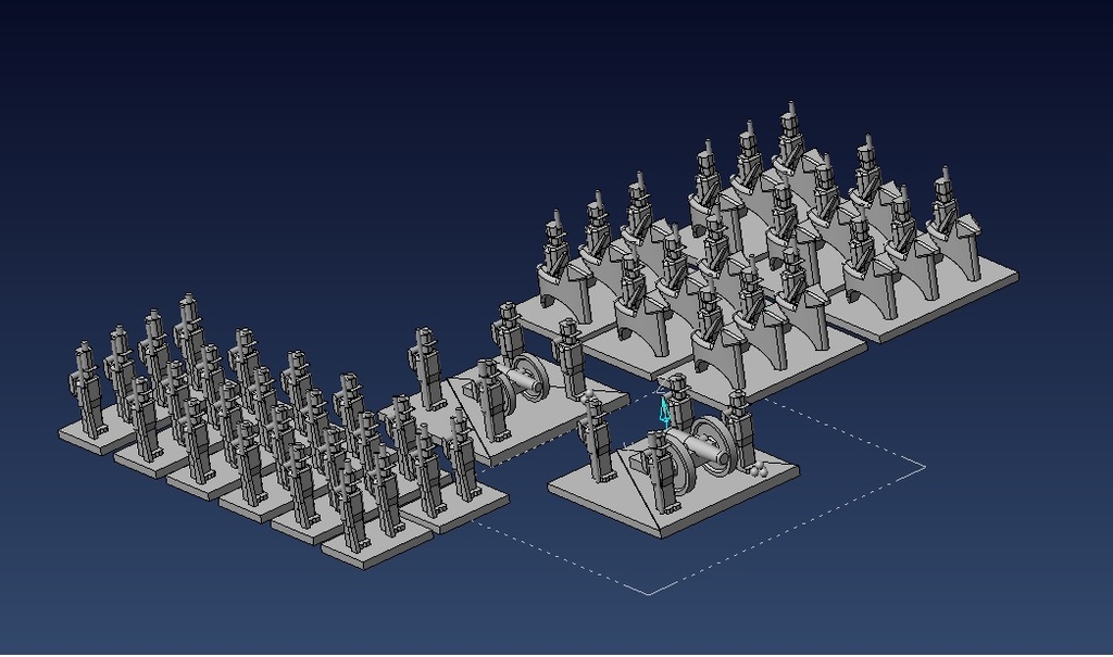 SIMPLE SOLDIERS FOR NAPOLEONIC WARGAME 3D