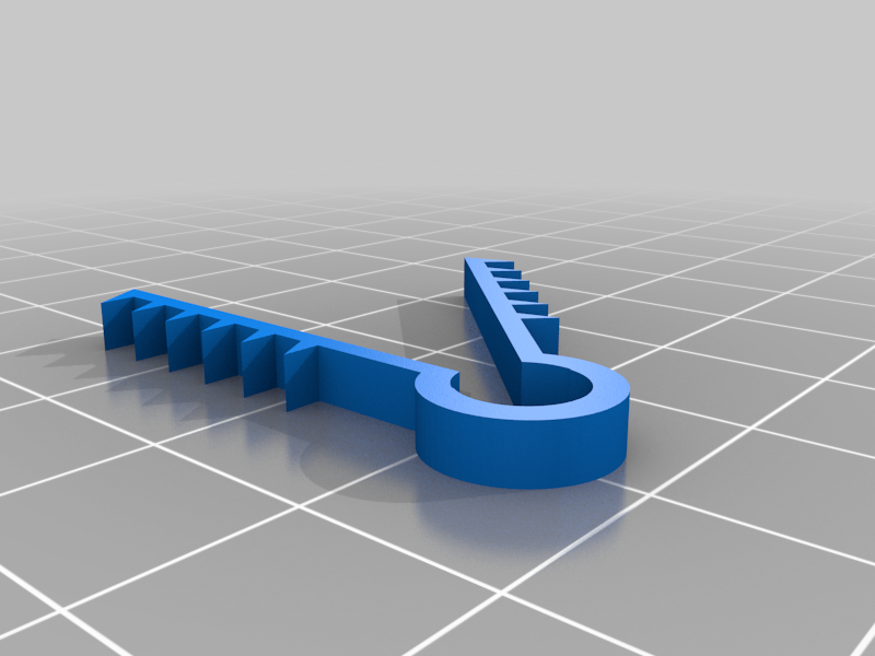 Wall push clip for cabling - self sealing
