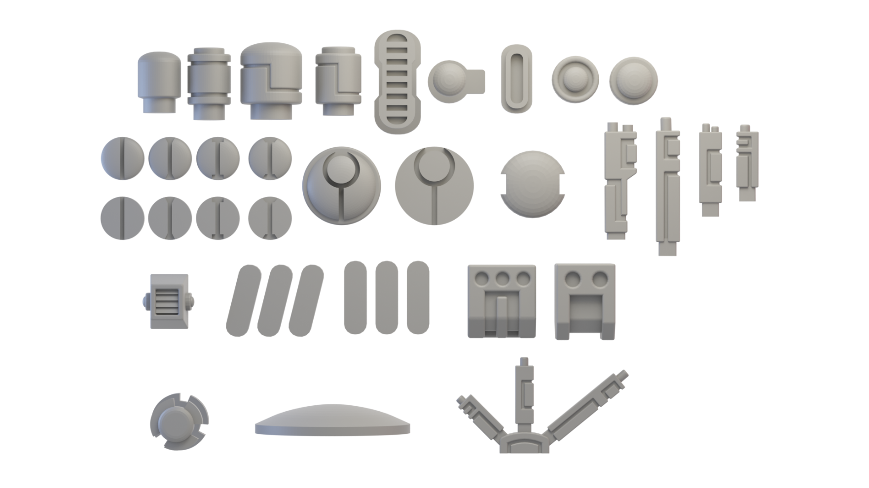 Space Communist Simple Greebles Pack