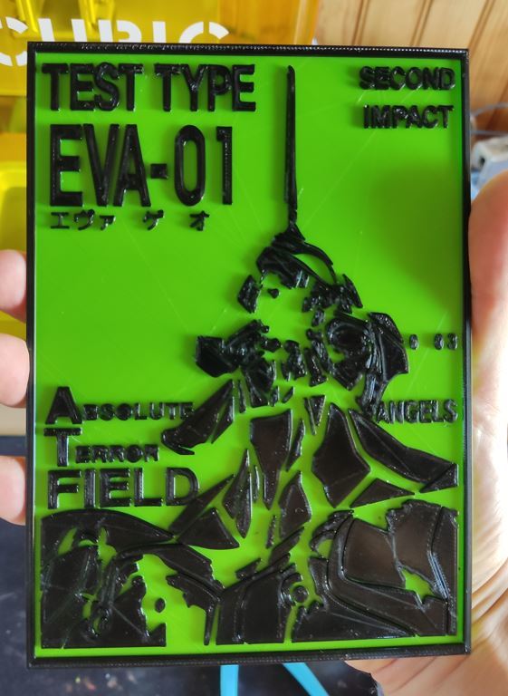 EVA-01 Evangelion 3D poster