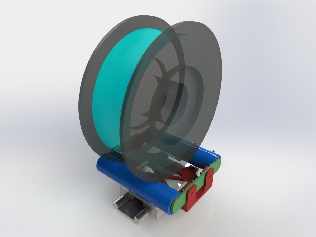 Planar movable filament holder (straight and curved)