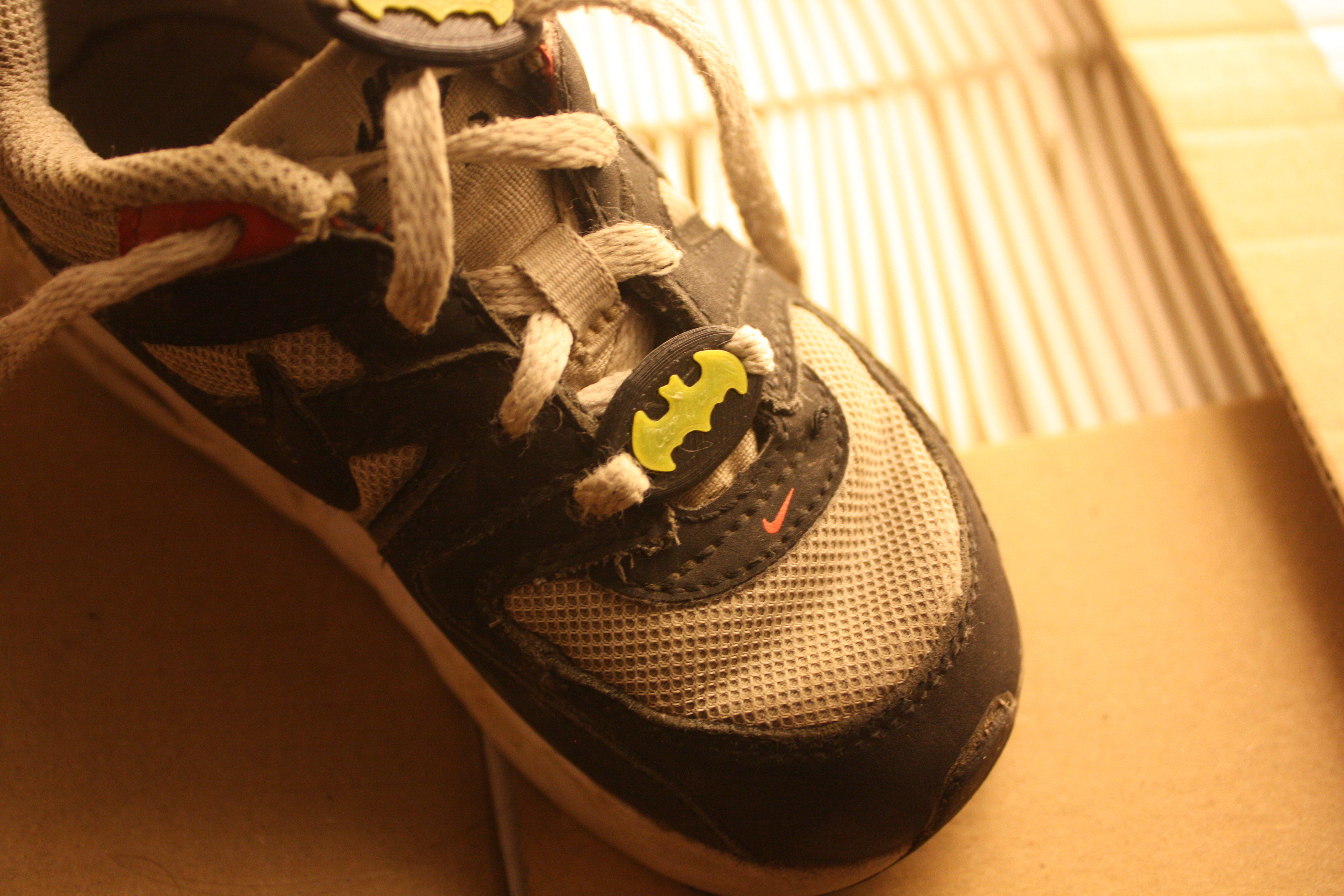 batshoe - batman decoration for children's shoes lace