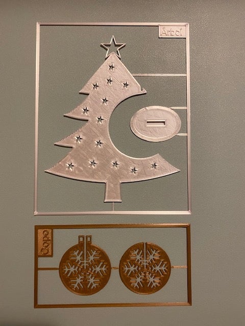 Snowflake Christmas Tree Kit Card