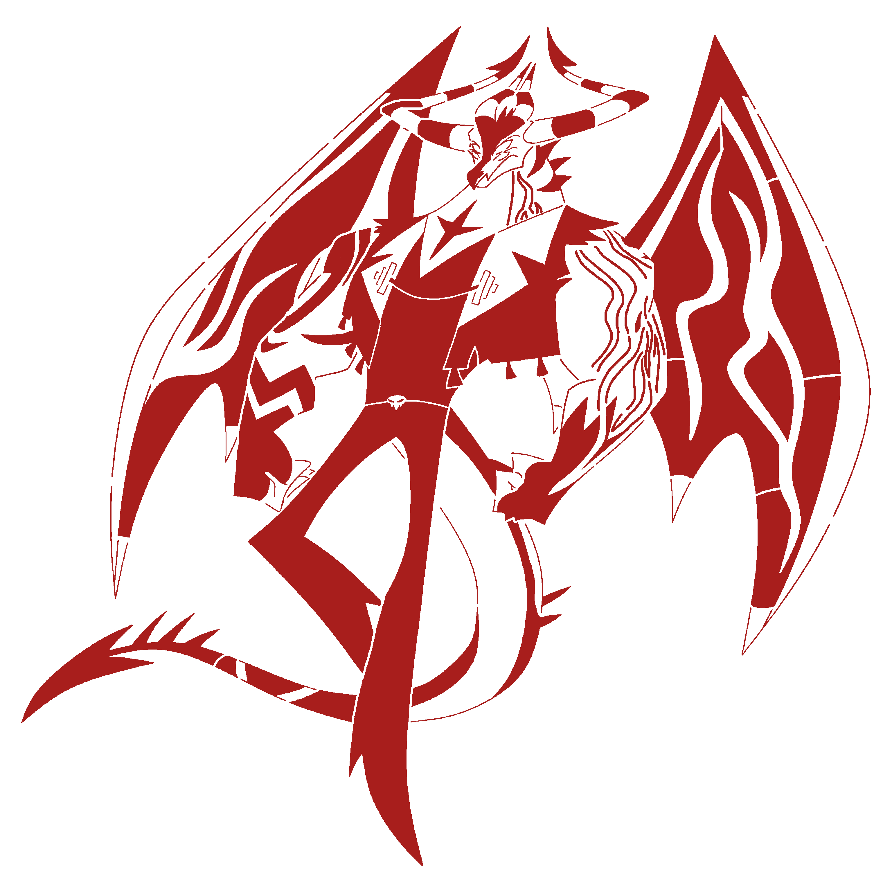 HB Satan Stencil