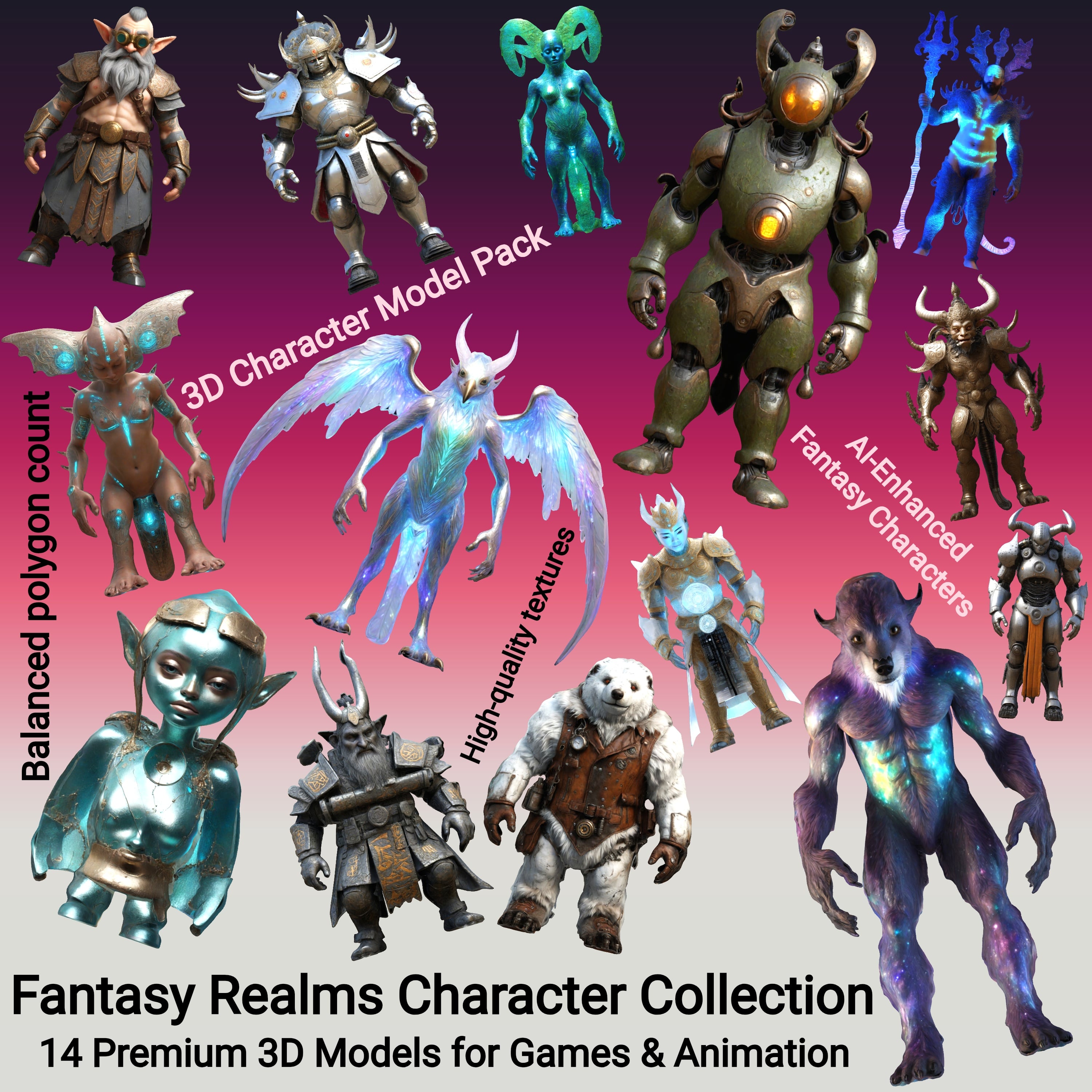 Fantasy Realms Character Collection