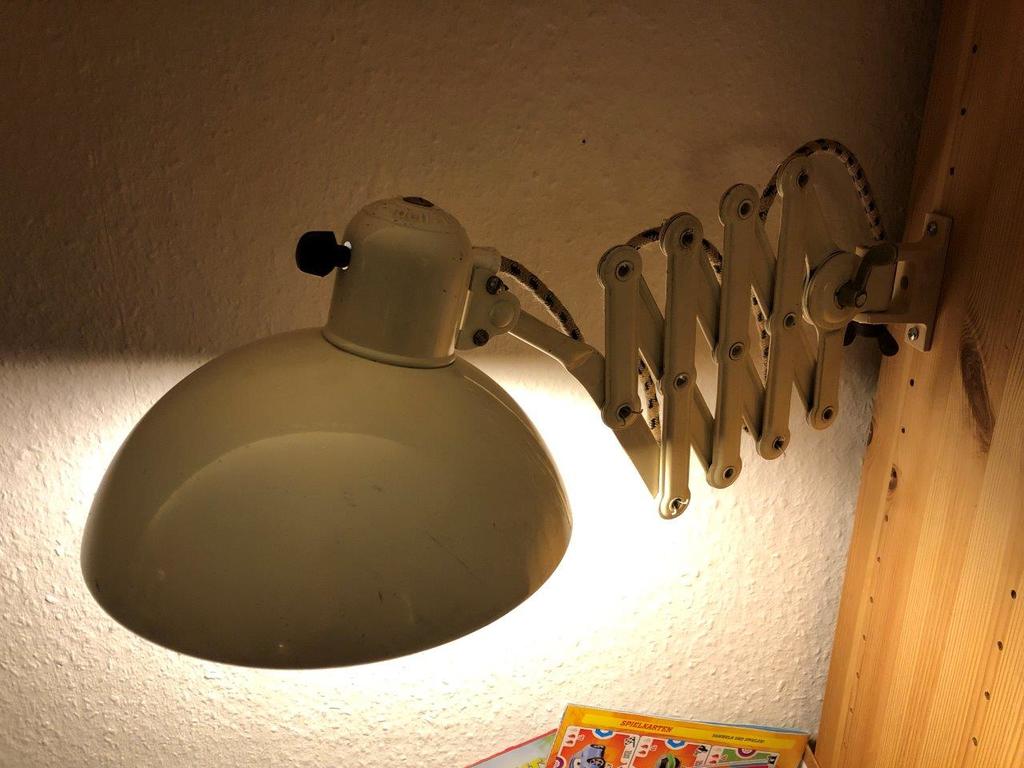 Wall mount for Kaiser Idell Bauhaus scissor lamp