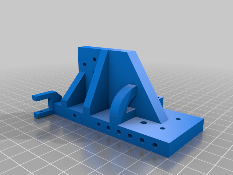 E3D Chimera mount for wanhao i3 with bed level switch