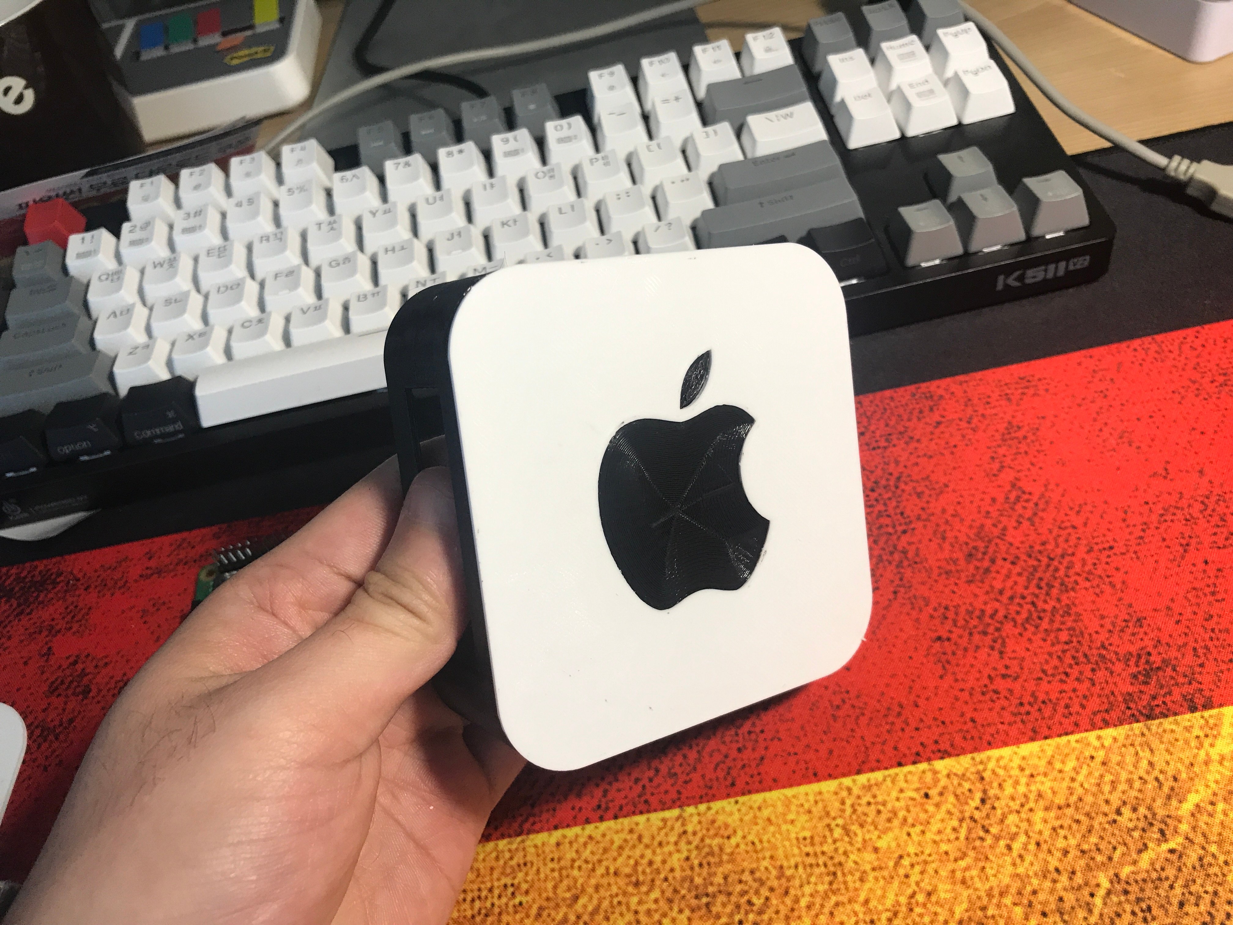 ApplePi 2 - RaspberryPi 3b case with 40mm cooling fan