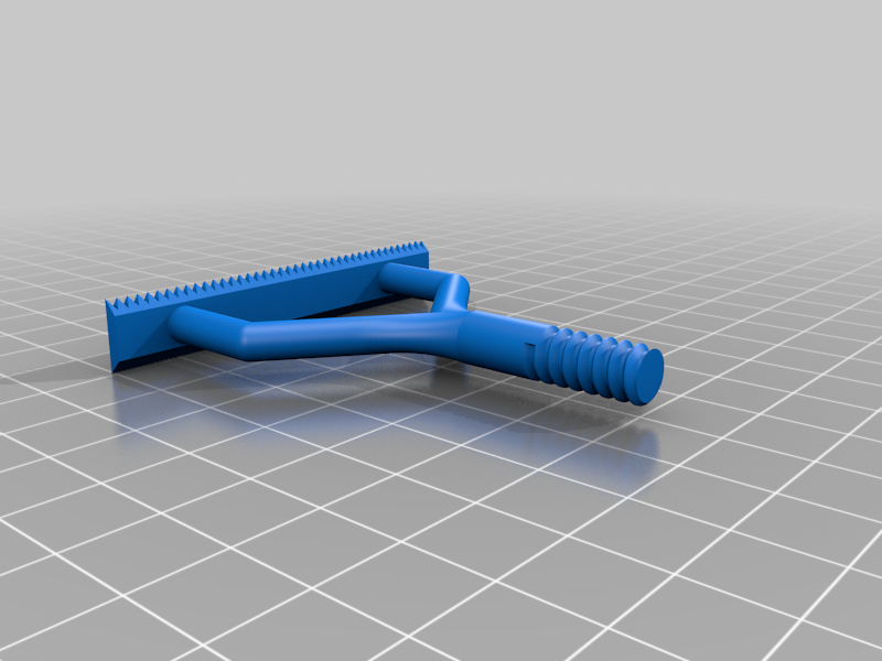Clay sculpting rake