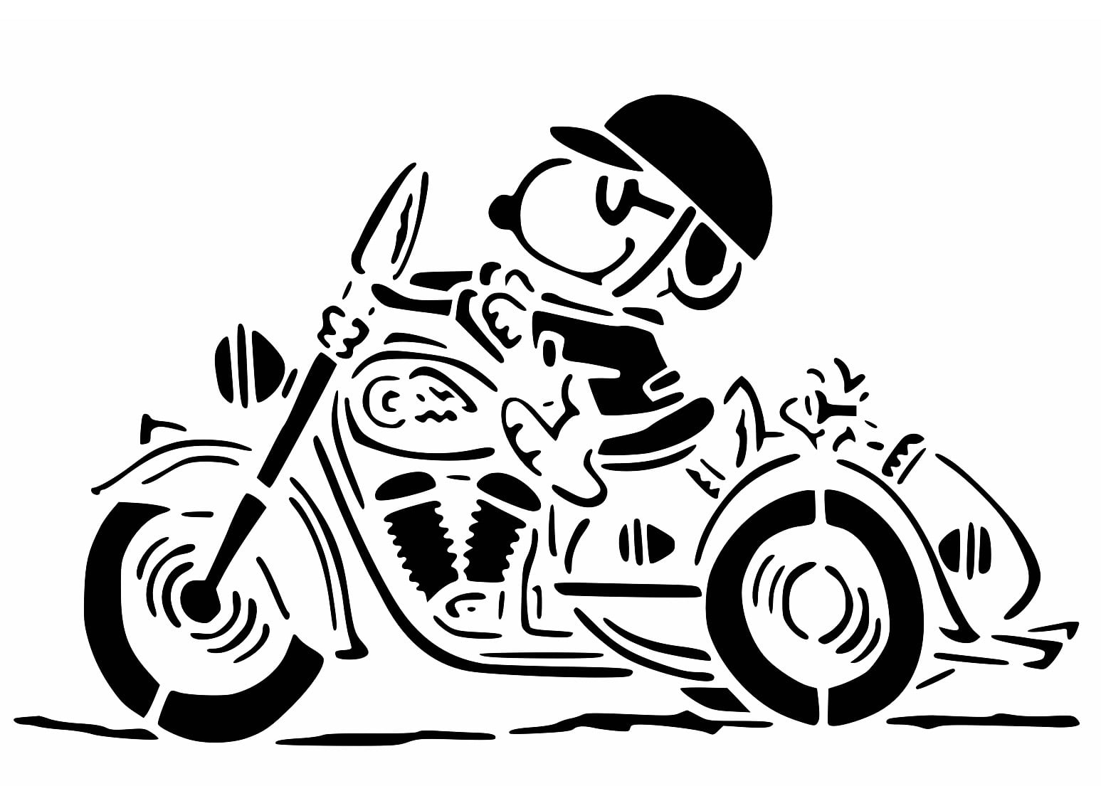 Snoopy stencil 2