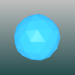 D180 dice (180 sided die/dice) 3D model