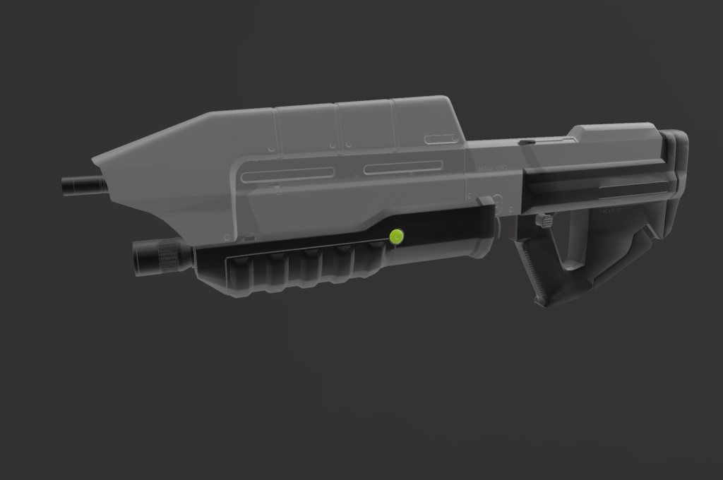 MA5B Assault Rifle from Halo CE (Working lights)