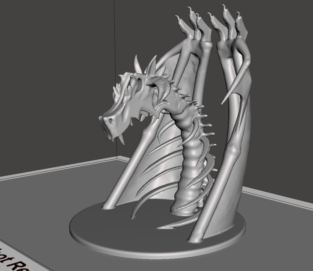 Boss figure - Skeletal dragon bust