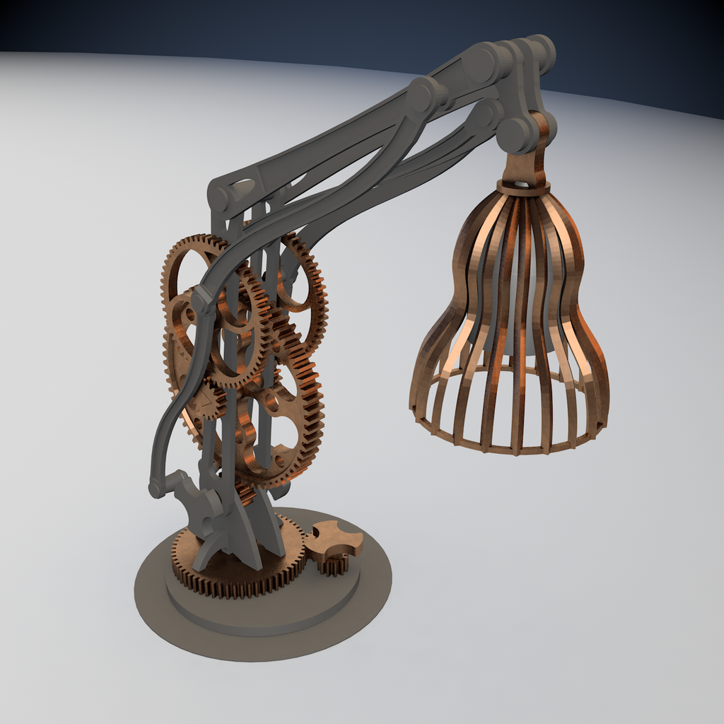 Mehanograf, Mechanical lamp