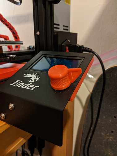 One of the best Ender 3 control knobs