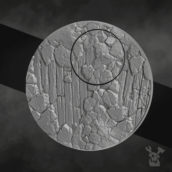 Decorative base "Ruins" 2 in 1 Set