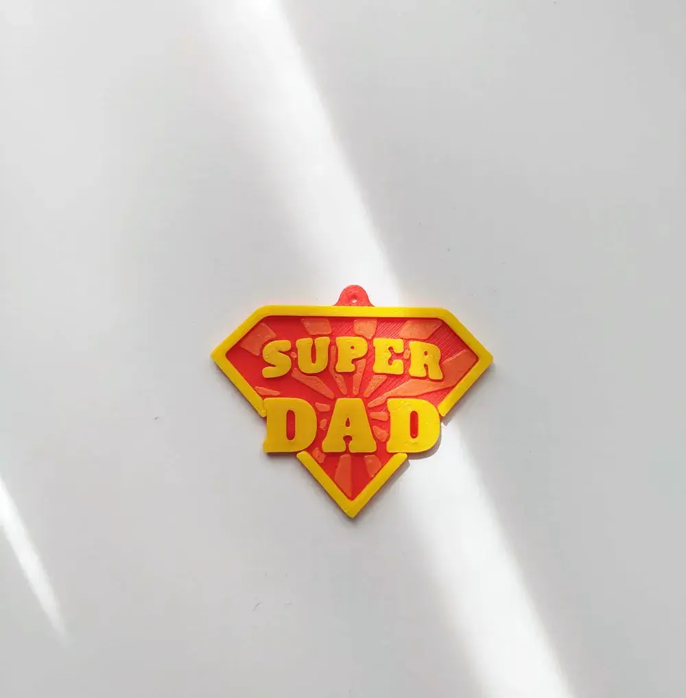 Super Dad - Name tag