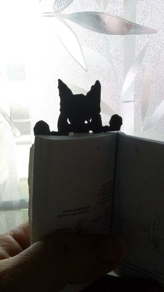 Peeking Cat Bookmark - Segnalibro di gatto che dà una occhiata