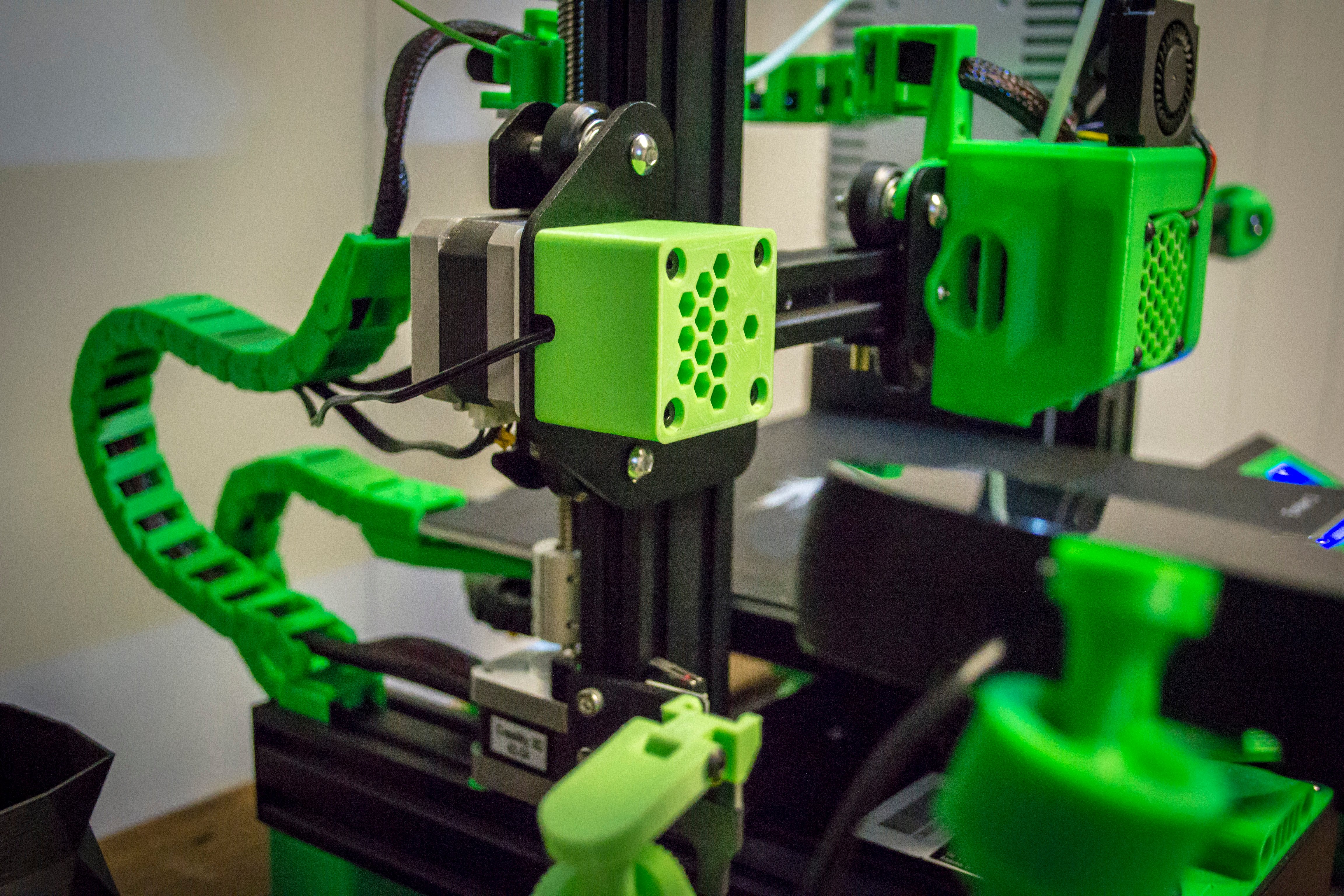 Ender & CR-10 X Axis Cover and Nema 17 Stepper Damper Spacer