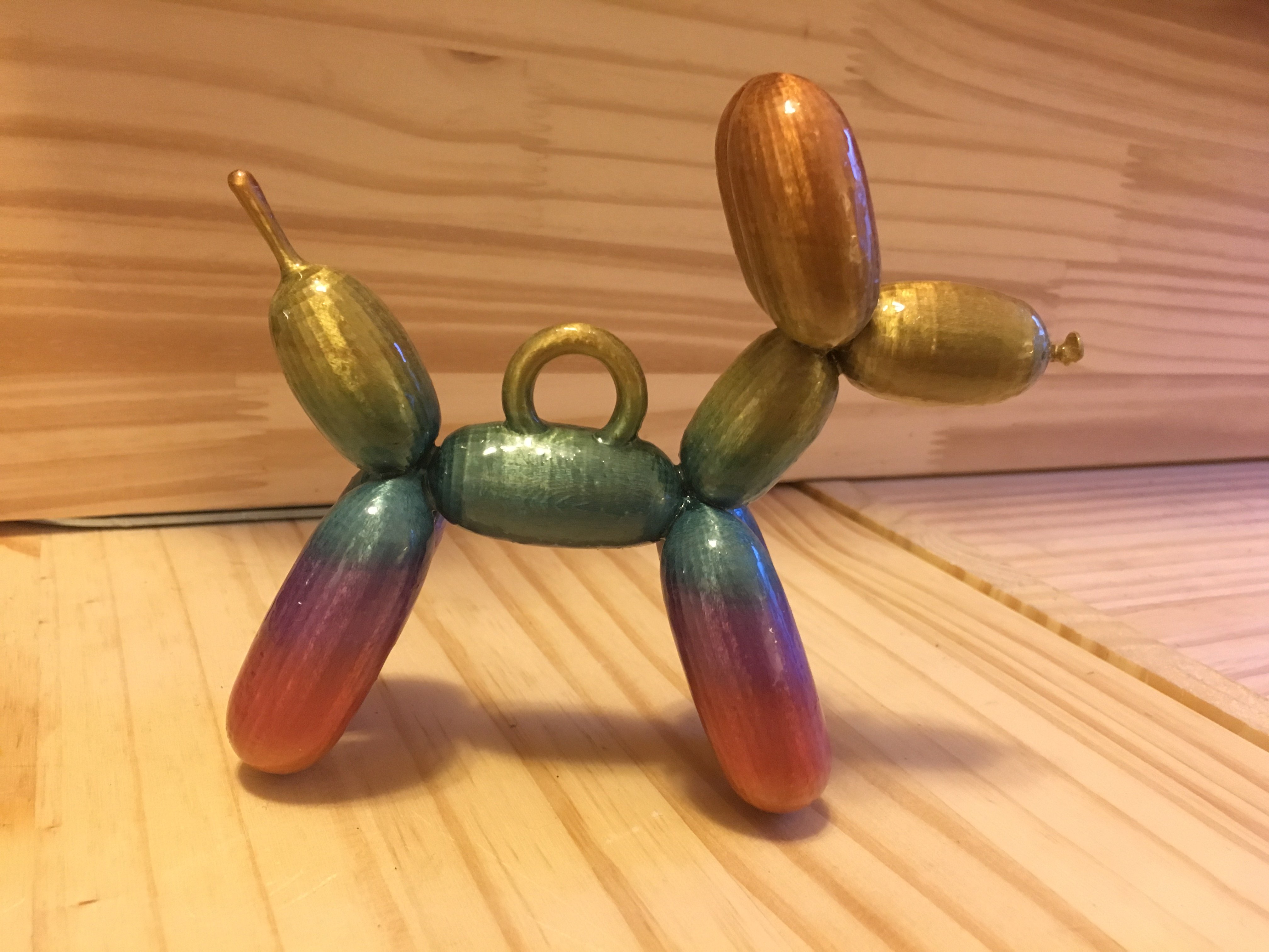 Balloon dog with loop