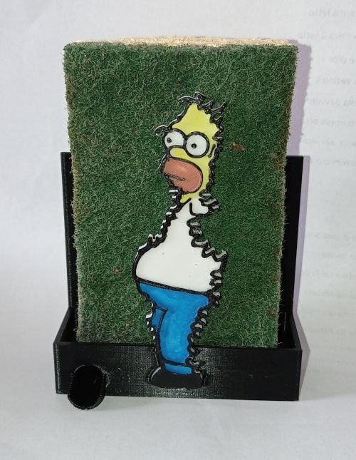 Homer sponge holder