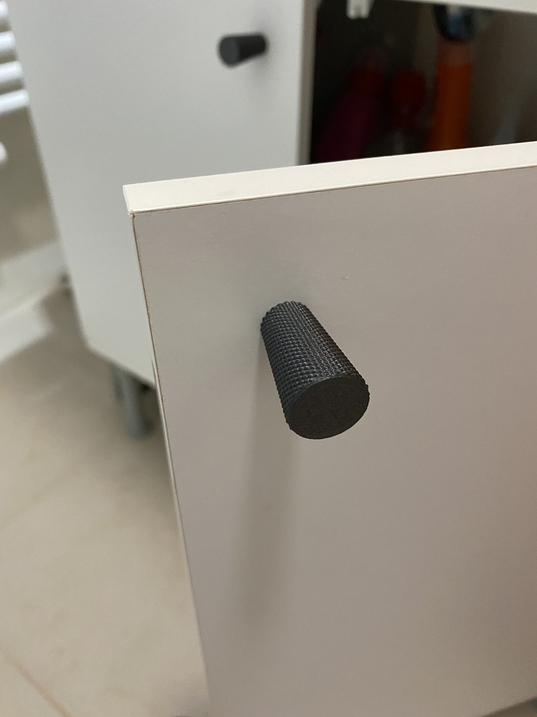 IKEA door knob replacement knurled / wavy