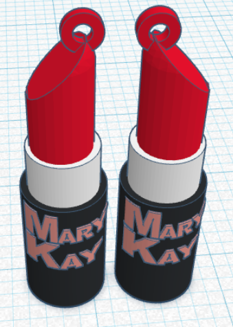 Mary Kay Lip Stick Earrings