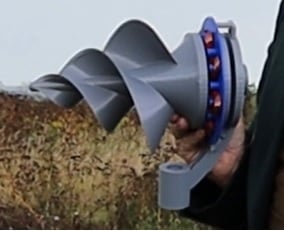 Archimedes Wind Turbine And Generator Combined