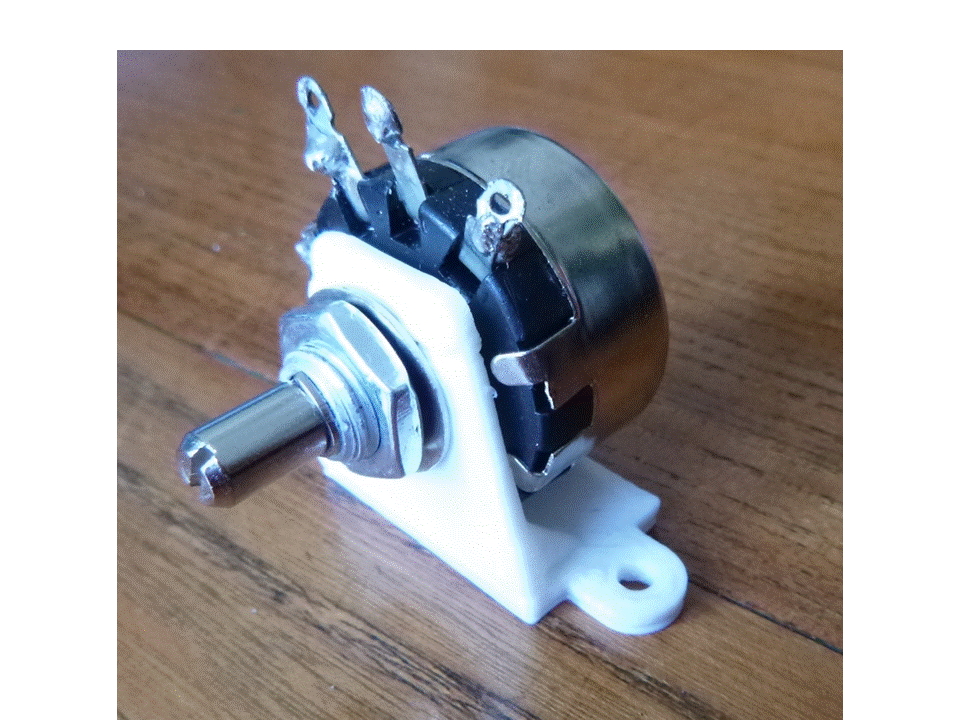 Potentiomemeter / volume control bracket