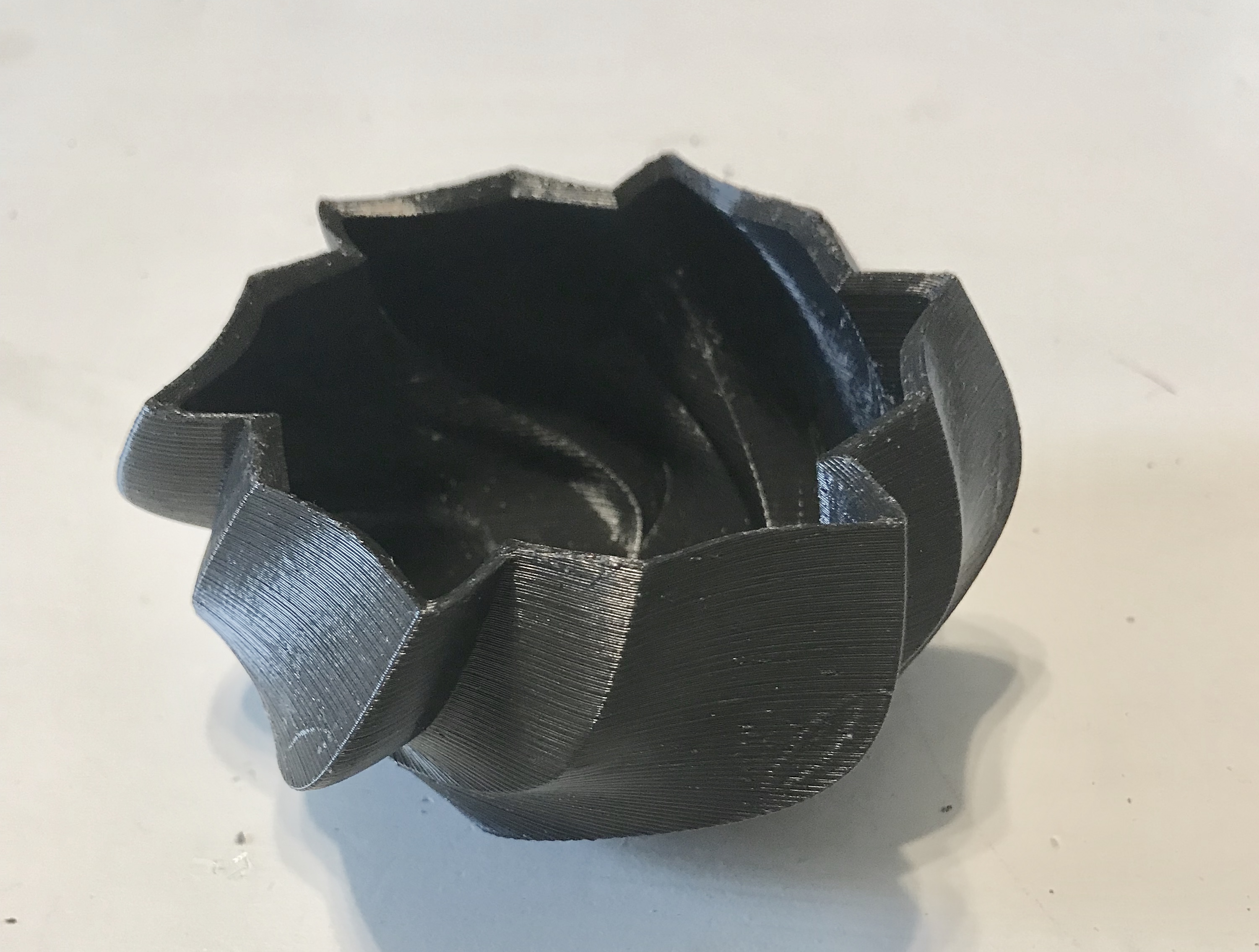 Spiral Ridged Bowl