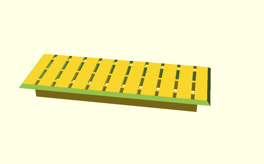 Reinforced cover plate for rectangle holes