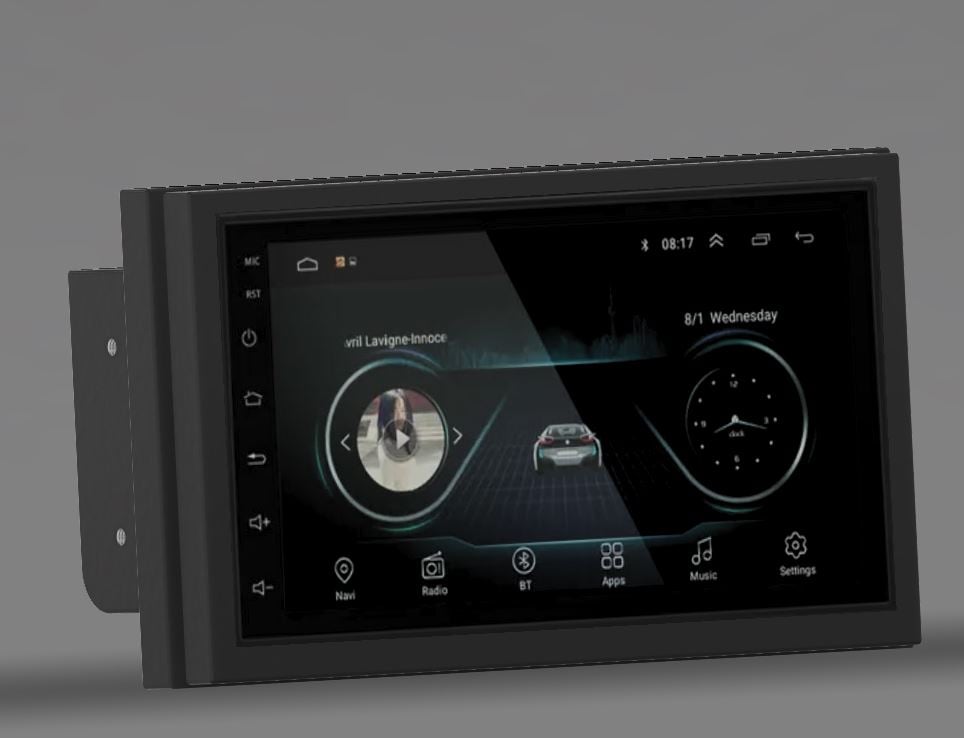 RK-A715 and Pofodo Android Radio for car from China