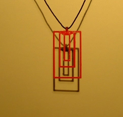 Triple Rectangle Pendant