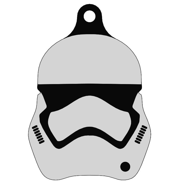 first order stormtrooper Star Wars Keychain