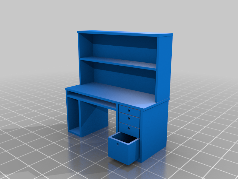 miniature computer desk