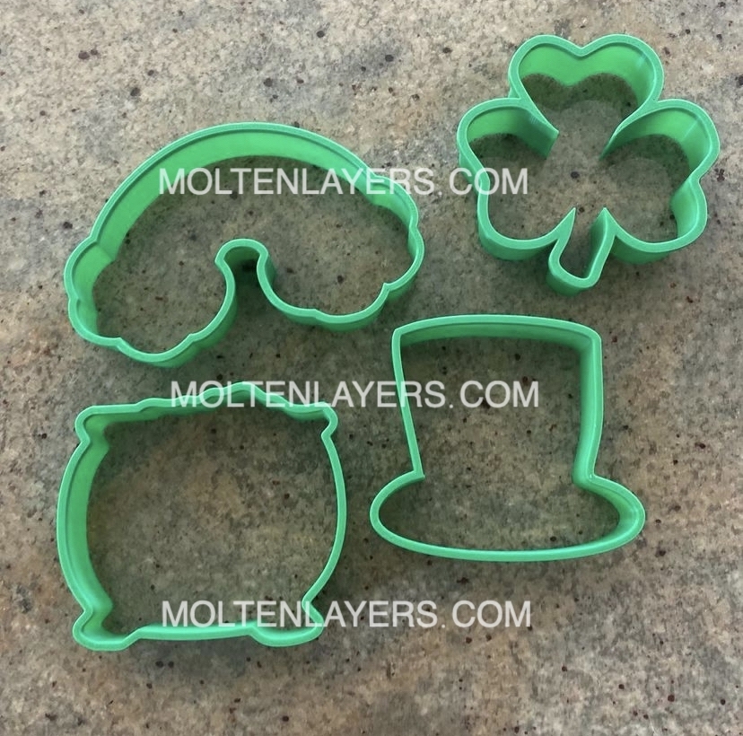 St Patrick's Day Cookie Cutters