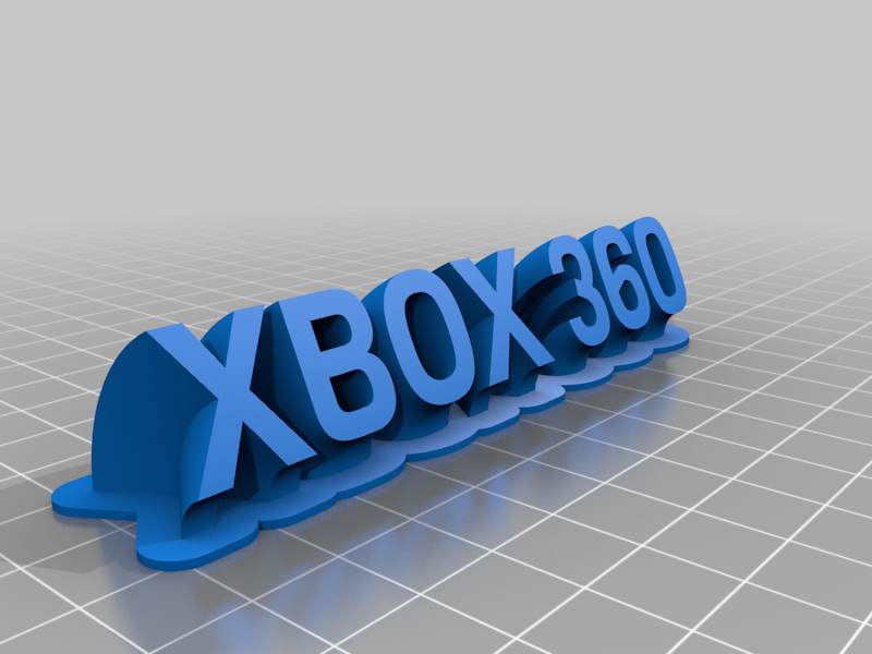 xbox 360 logo 3D