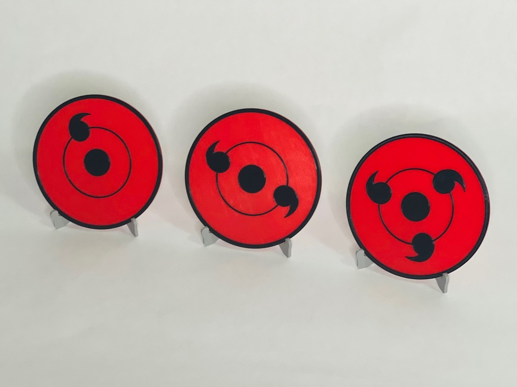 Naruto Eye Coasters