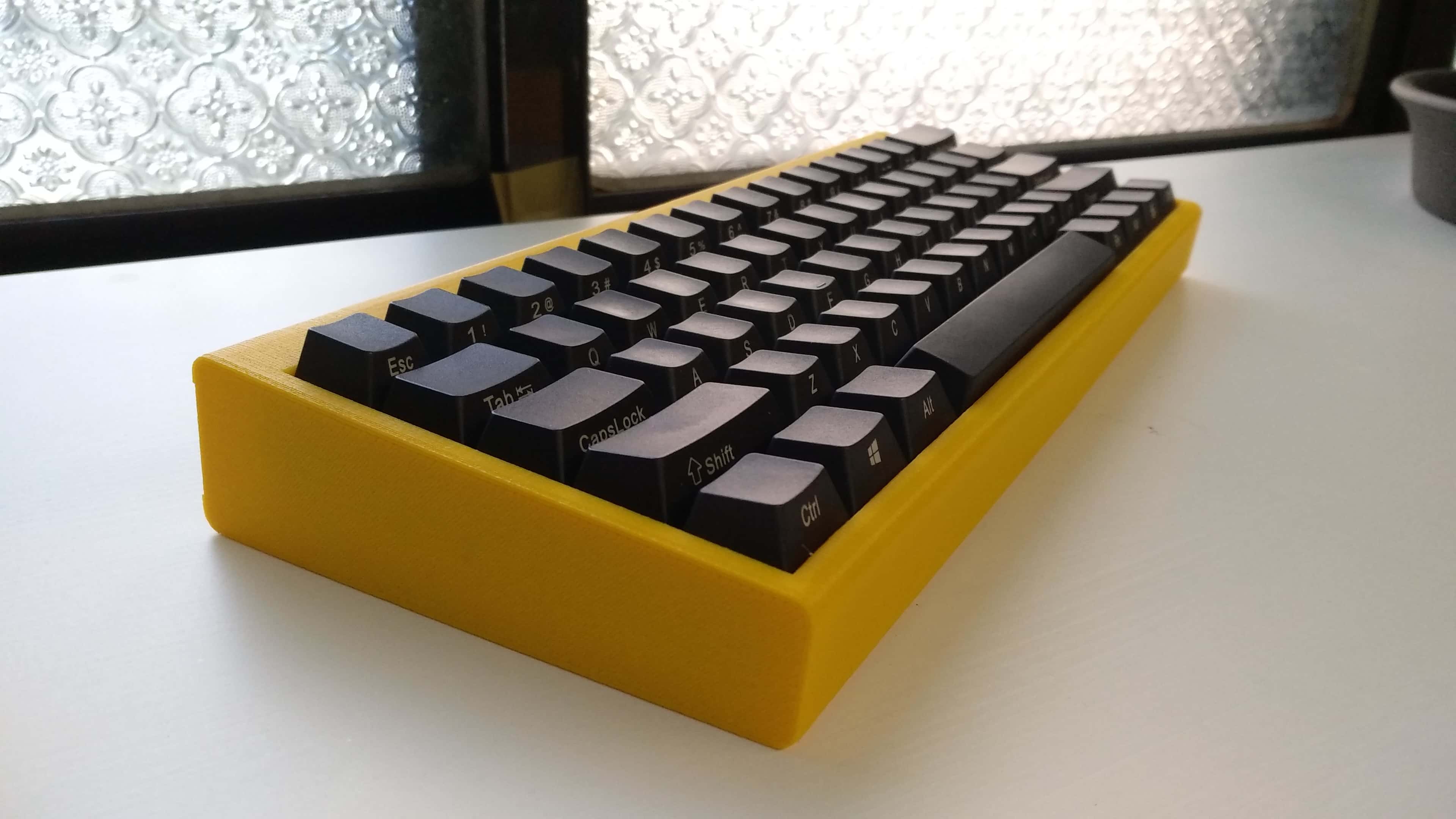The Zatarra Mark II - A Geometric 60% Keyboard Case (Modified Tray or Ring Gasket Mount)