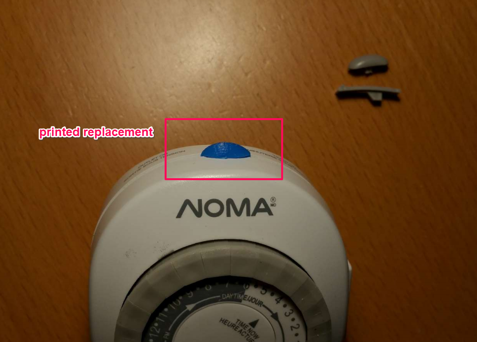 Timer slider replacement