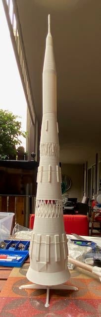 ~1/150th Scale N1 Flying Model Rocket