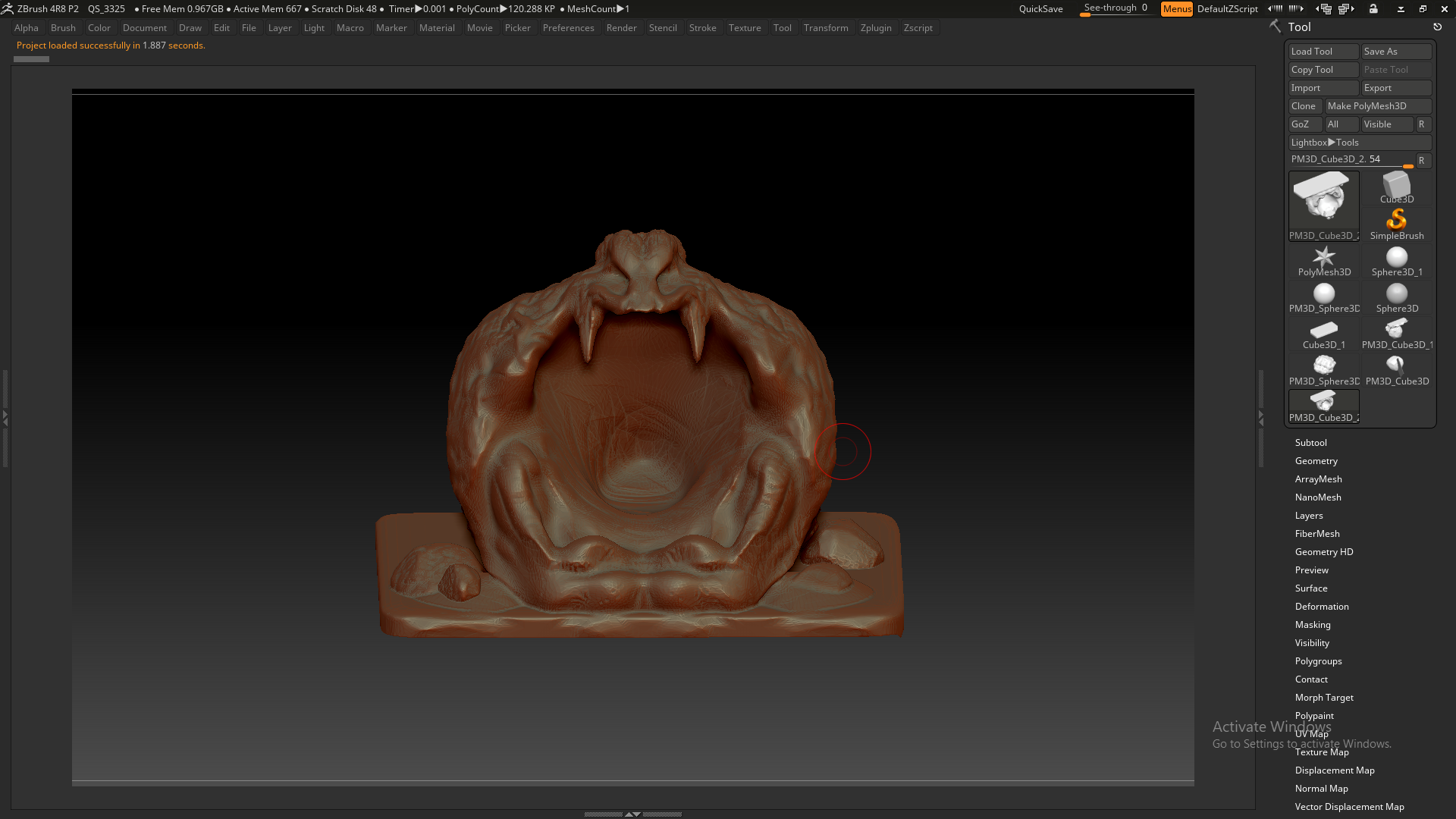 Mini terrain, Snake Cave