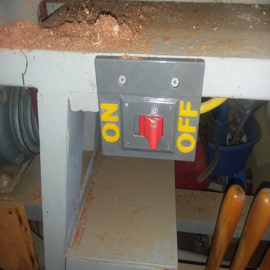 Power Tool Switch Plate