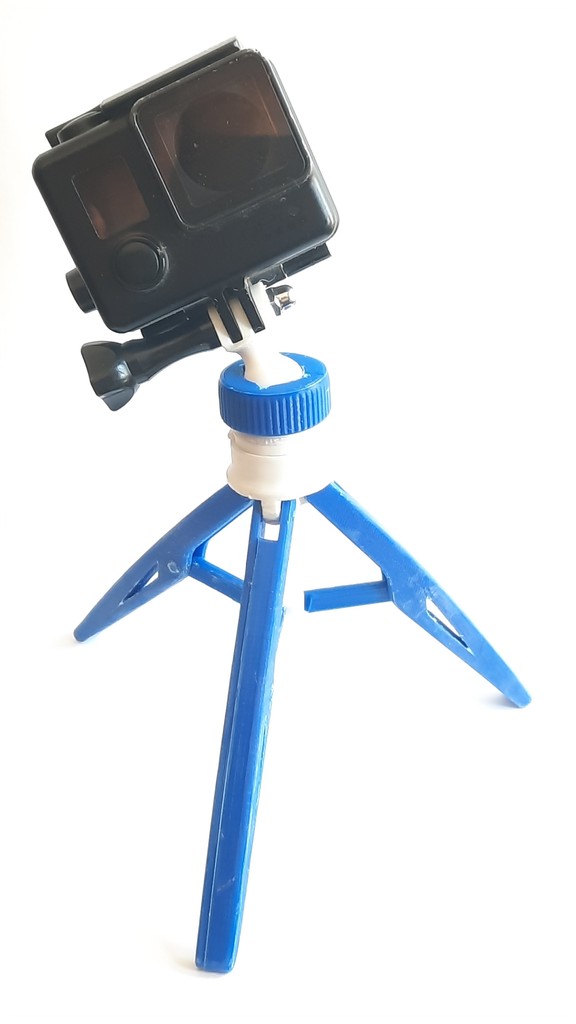 mini tripod with  ball joint attachment